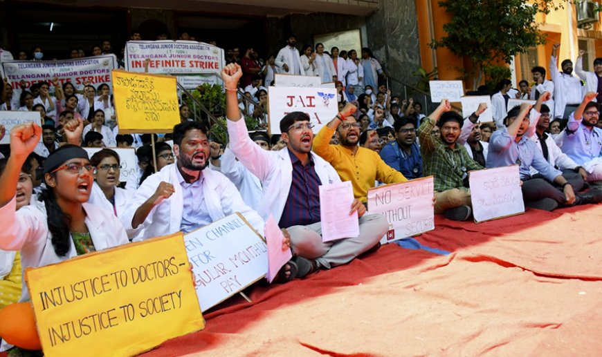 Junior Doctors’ Strike Cripples Government Hospitals in Telangana